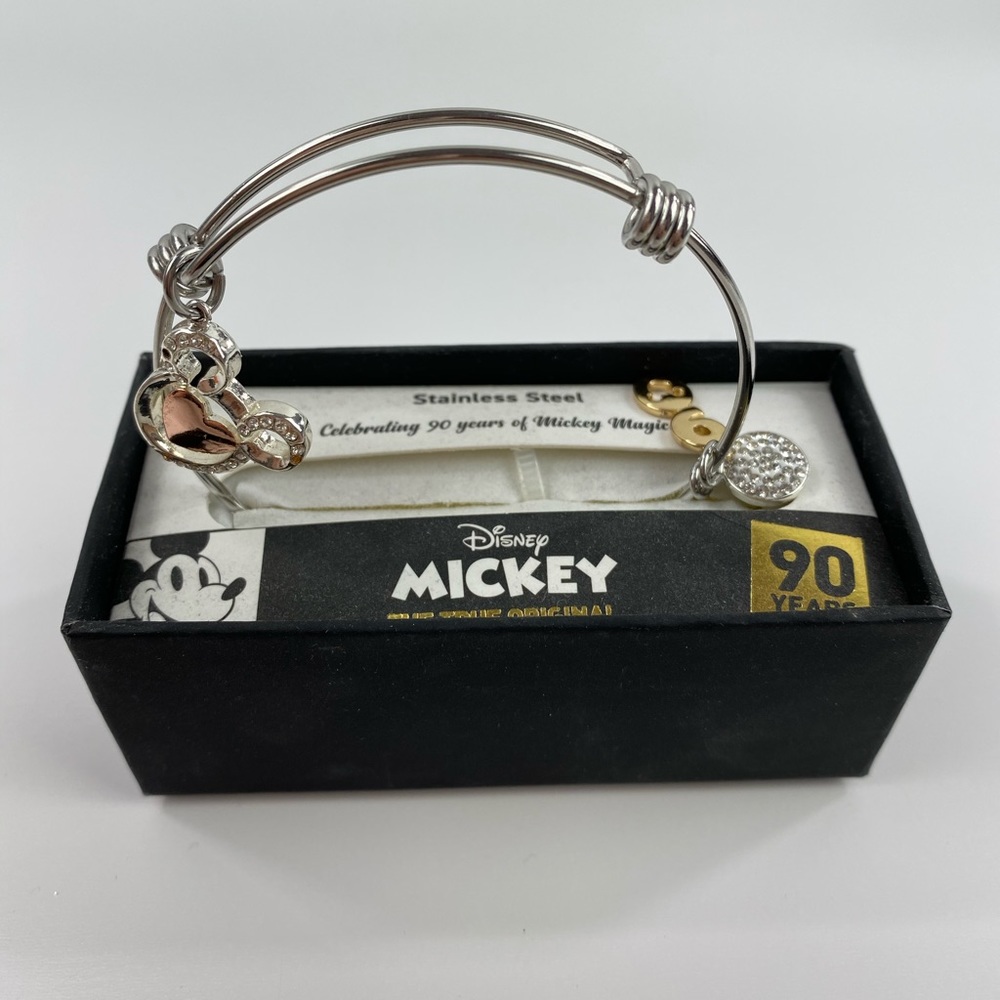 Disney Mickey Stainless Steel Bracelet NWT $60